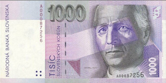 1000 korunova slovenska bankovka
