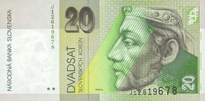 20 korunova slovenska bankovka
