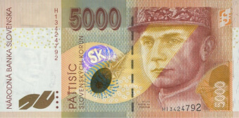 5000 korunova slovenska bankovka