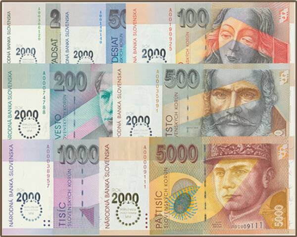 slovenske bankovky bimilenium